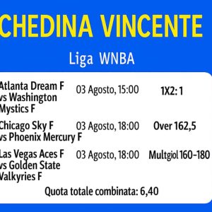 Schedina Vincente – WNBA 03/08/2025