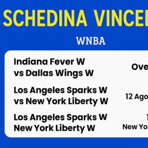 Schedina Vincente – WNBA – 12 Agosto 2025
