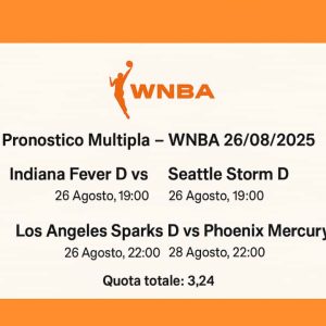 Schedina Vincente – WNBA 26/08/2025
